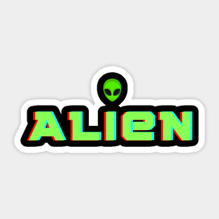Alien Sticker